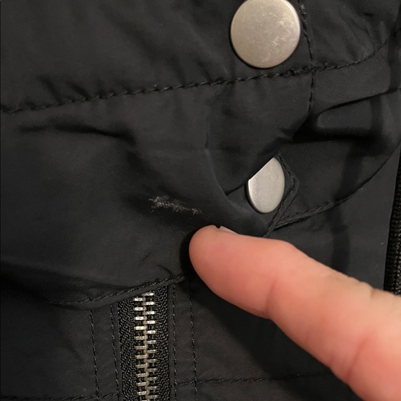 PacSun x Playboy Black Hooded Zipper Closure Pockets Puffer Crop Jacket Modern - Picture 7 of 15